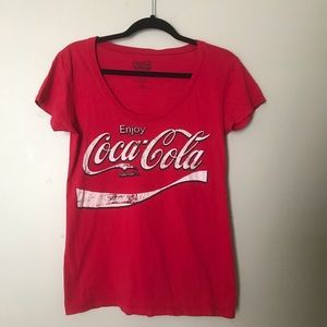 SALE - Coca-Cola scoop neck tee